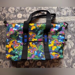 Lumberjack Colorful Butterfly Print Women's Bag